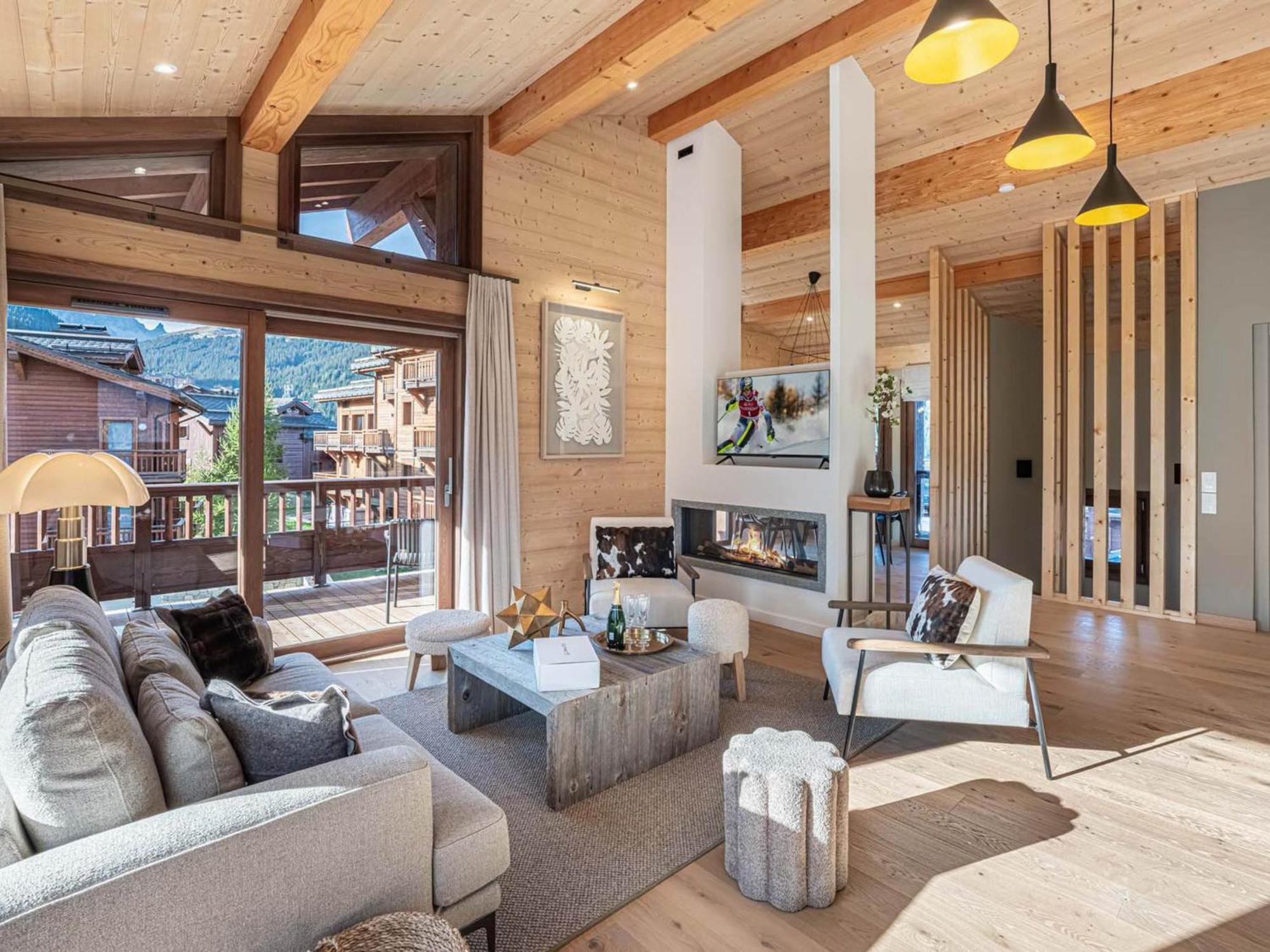 Chalet Mitoyen De Luxe, 4 Chambres En Suite, Proche Centre Et Remontees, Parking, Animaux Acceptes - Fr-1-563-137 Courchevel Exterior photo